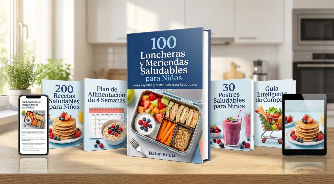Más de 100 Meriendas Saludables para Niños